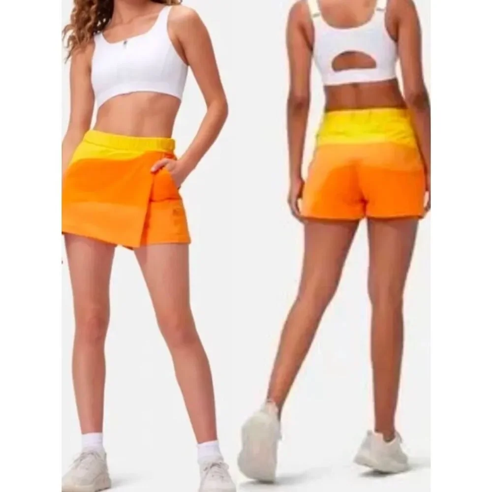Outdoor Voices Rectrek Skort - Sunshine Yellow Orange, Size M